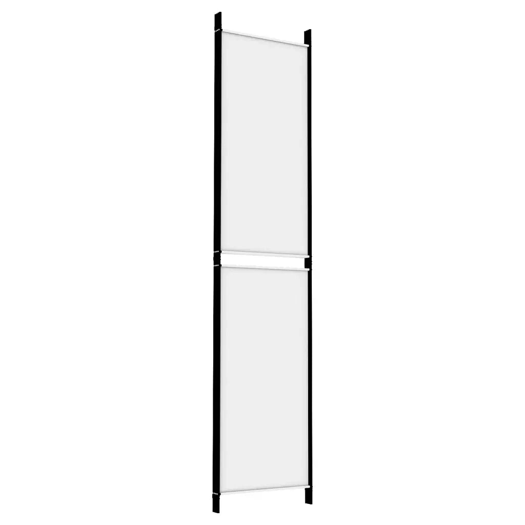 Divisorio a 4 Pannelli Bianco 200x220 cm Tessuto cod mxl 68767