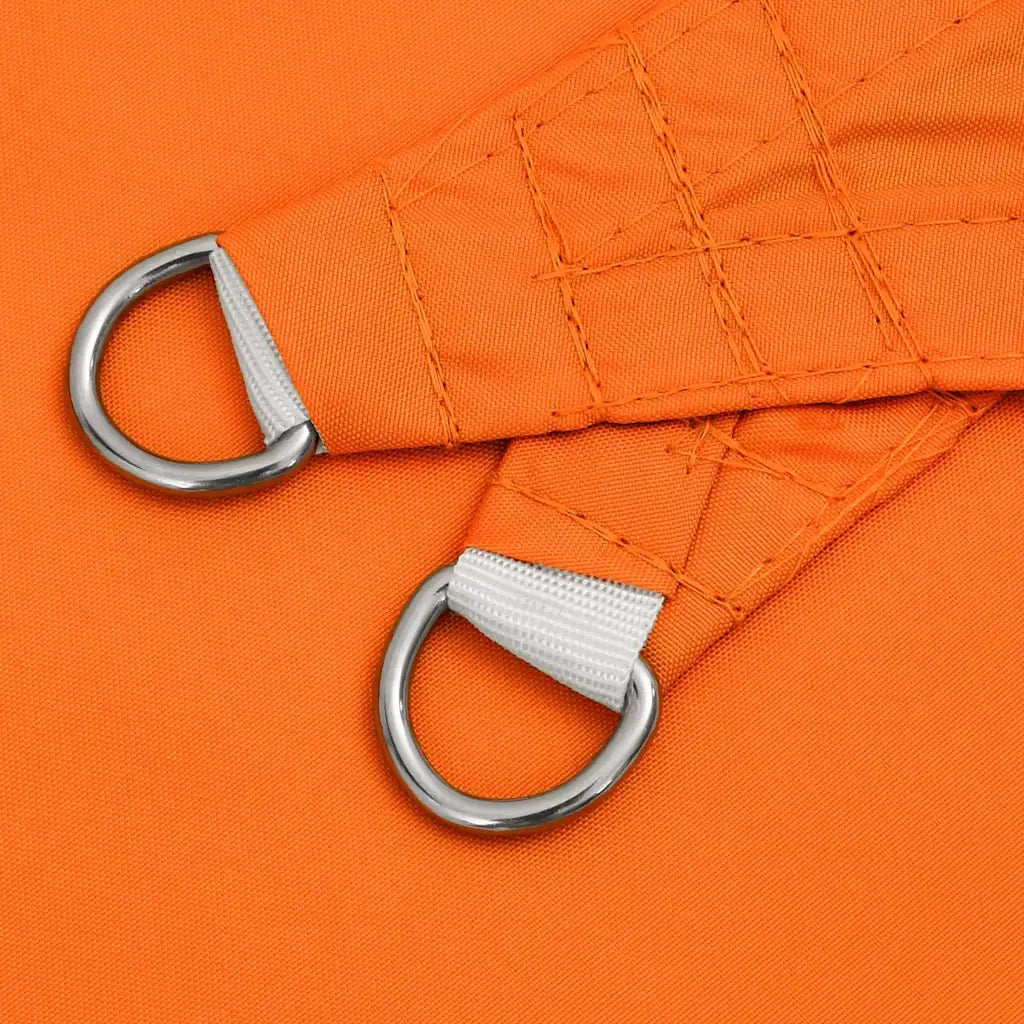 Parasole a Vela Oxford Triangolare 3,5x3,5x4,9 m Arancione 135725