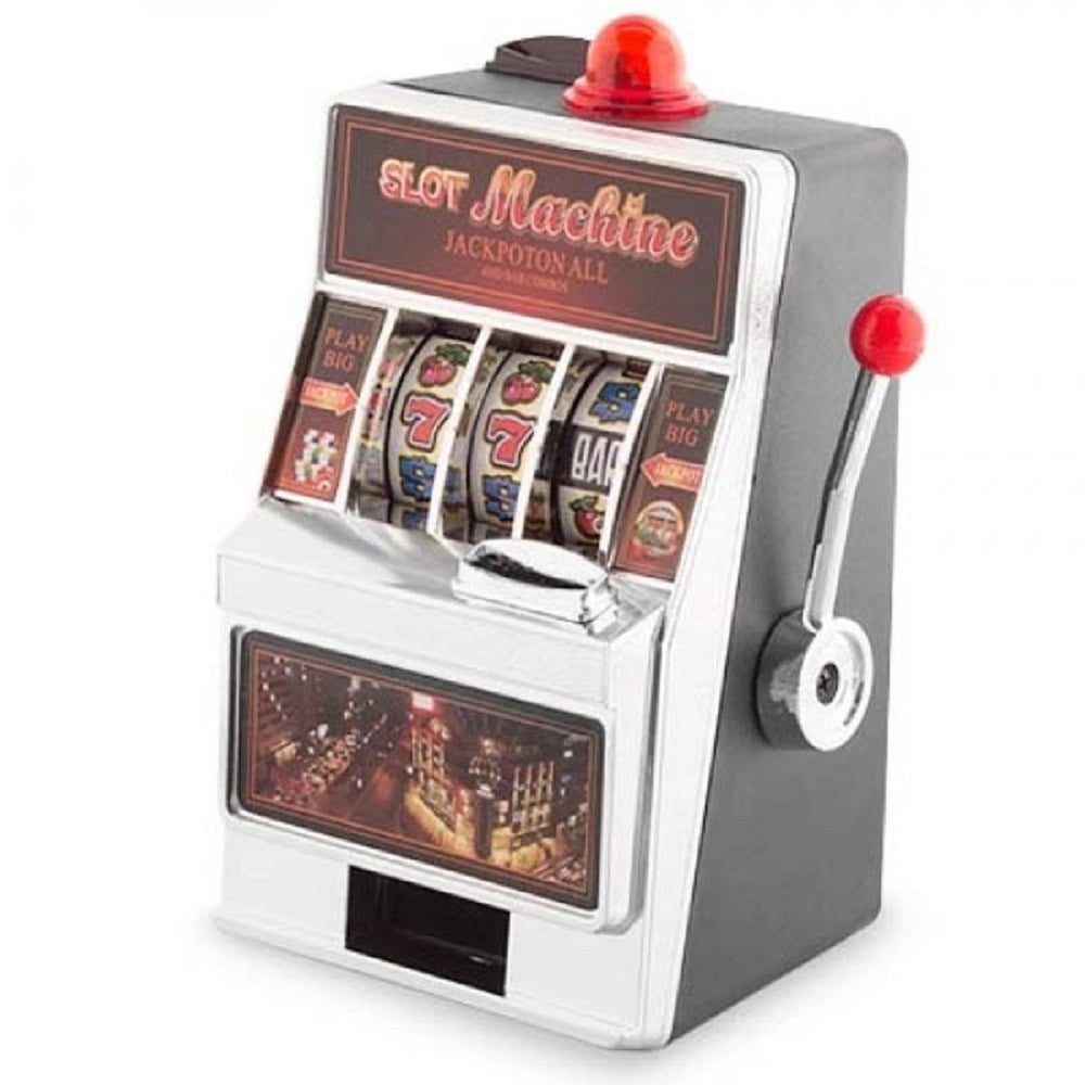 Trade Shop - Salvadanaio A Forma Di Slot Machine Per Ritirare I Soldi Devi Vincere Il Jackpot -
