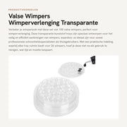 Wimperverlenging con Lijmhouder - 100 Stuks - PVC di Alta Qualità - Leggero - Facile da Usare - Wimperextensions