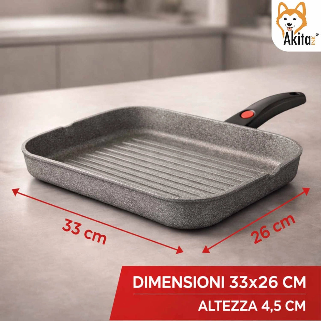 Akitaink Bistecchiera Pietra 33x26 Salvaspazio