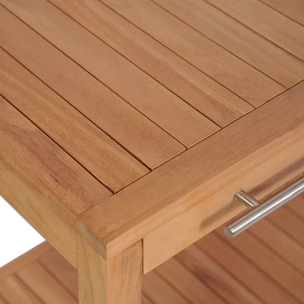 Mobile per Lavabo in Massello di Teak 74x45x75 cm 246492