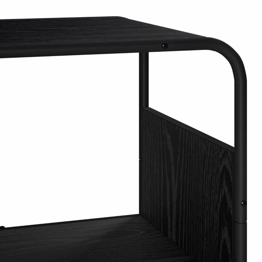 Credenza Rovere Nero 93.5 x 37.5 x 144 cm Legno ingegnerizzato 8007948