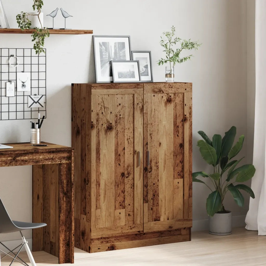 Libreria Legno Antico 82,5x30,5x115 cm in Truciolato