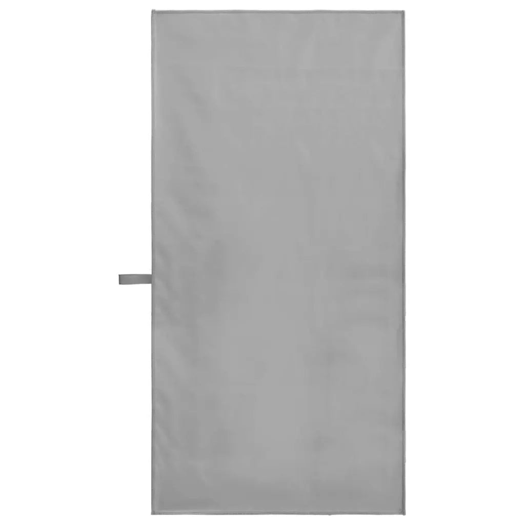 Asciugamani Sportivi 2 pcs Grigio scuro 100 x 50 cm