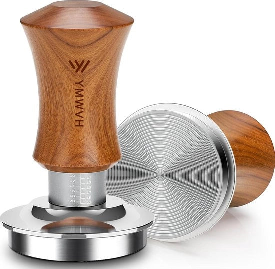Tamper per caffè, tamper per espresso, V5 tamper per caffè in acciaio inossidabile, set di tampi per caffè design, diametro 58 mm, per caffetterie e appassionati di caffè