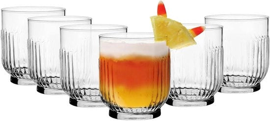 Set di bicchieri in vetro per birra - 6x300 ml