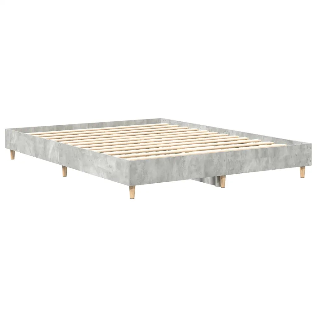 Giroletto senza Materasso Grigio Cemento 150x200 cm Truciolato 3328711