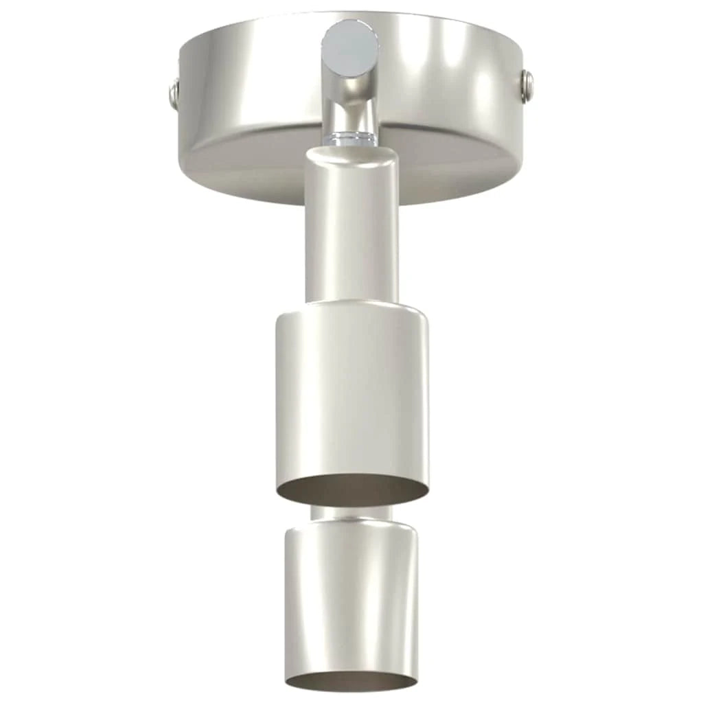 Faretto da soffitto orientabile dal design moderno 25,5 x 8 x 11 cm in acciaio nichelato 02_0058313