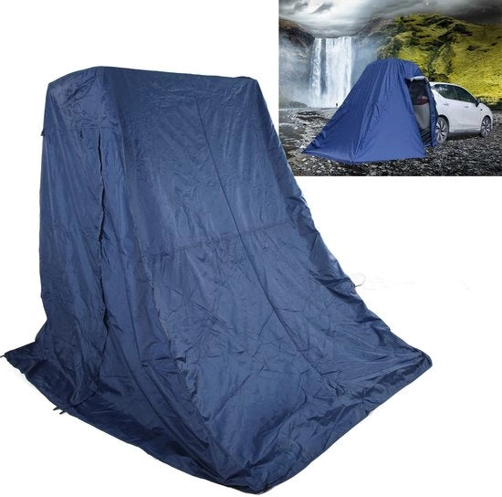 Tenda da Campeggio Impermeabile - 2 Persone - Con Doppia Pelle - Tenda con Porta posteriore - Solarizzata - Capanna - Materiale Sostenibile 210D Tessuto Oxford - Tenda posteriore