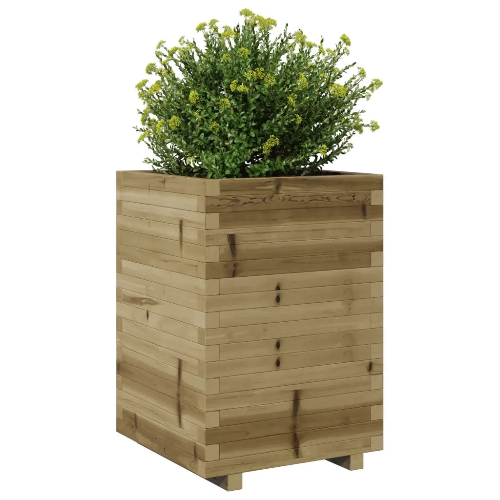 Fioriera da Giardino 50x50x72,5 cm in Legno di Pino Impregnato