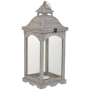 Lanterna in legno 23x23x58,5h cm
