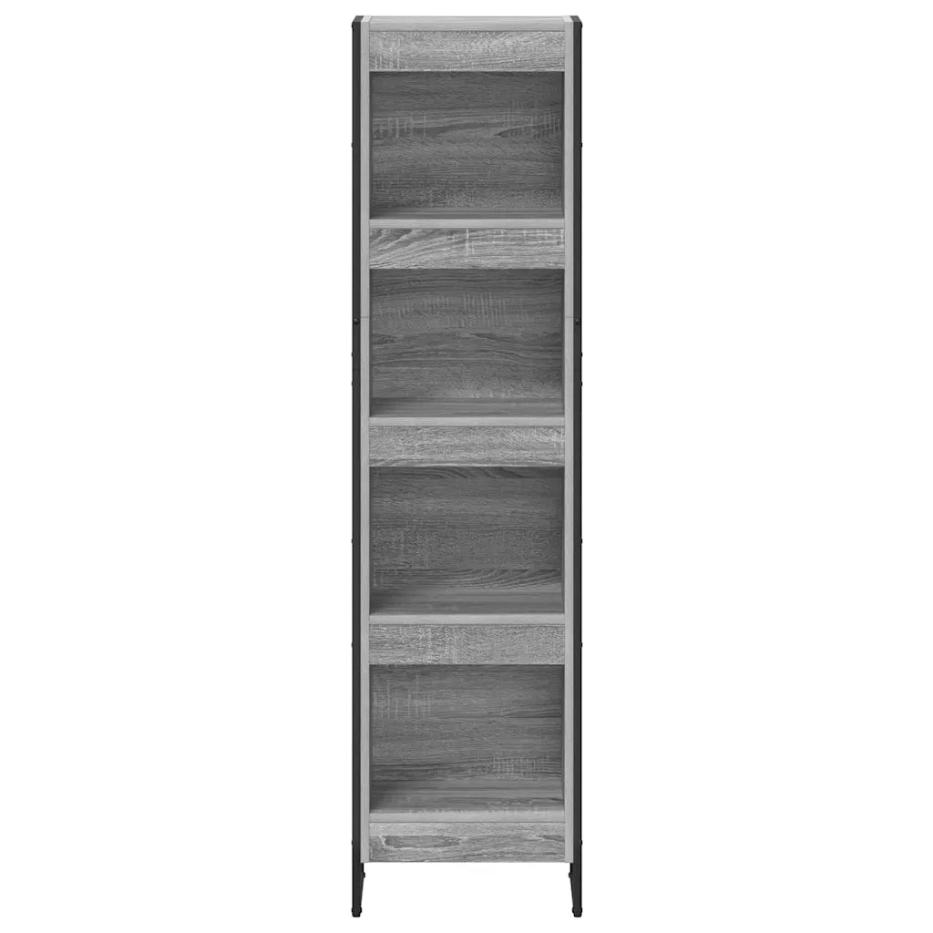 Armadio per Libri Grigio Sonoma 40 x 30 x 155 cm