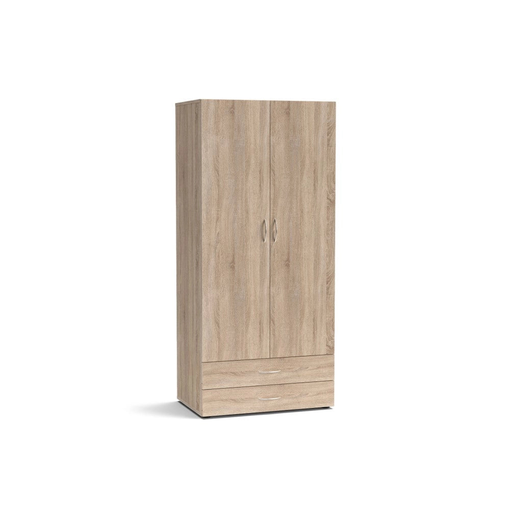 Armadio 2 ante rovere sonoma Seba2 80x51,6x177h