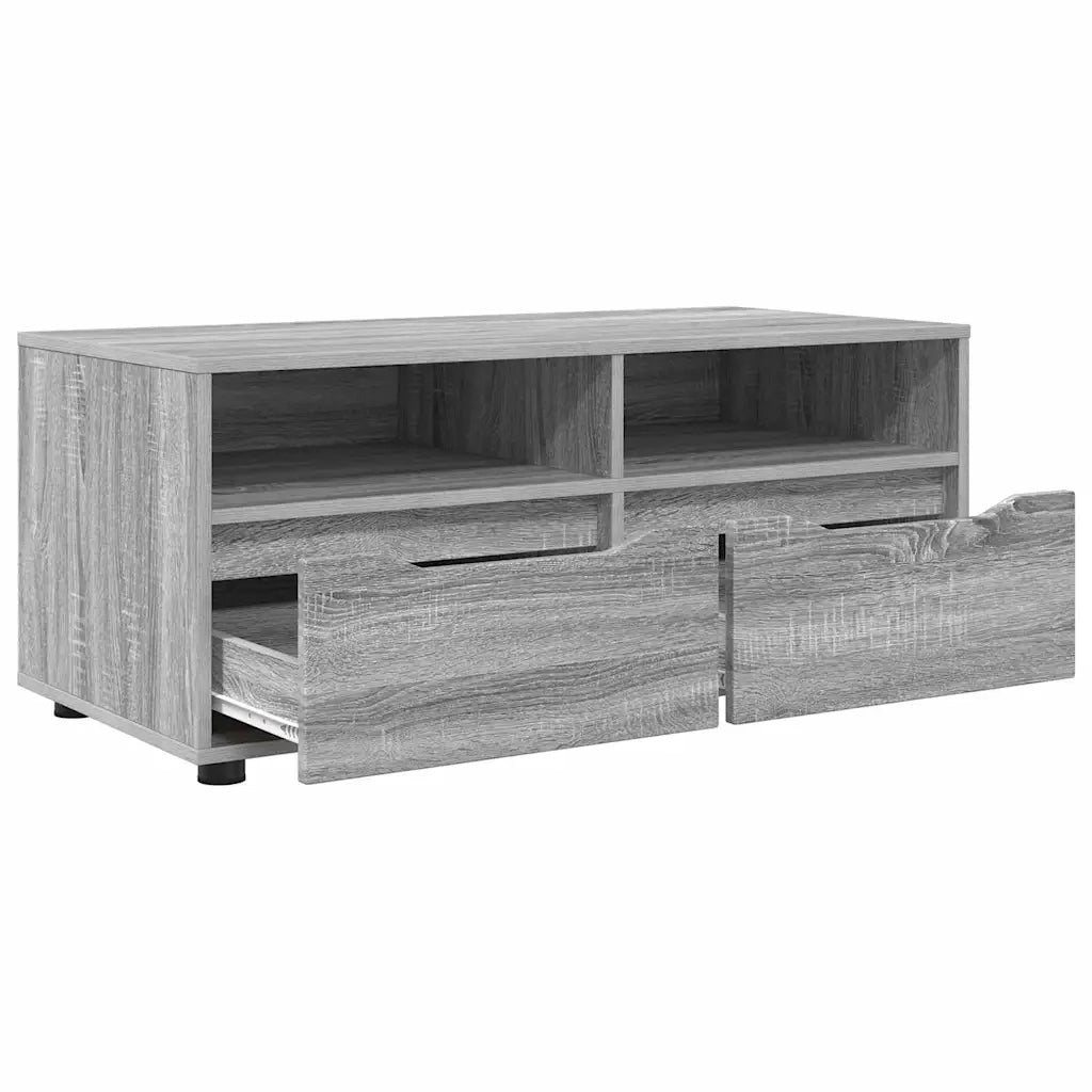 Mobile TV Grigio Sonoma 100 x 48 x 43 cm Legno multistrato 888933