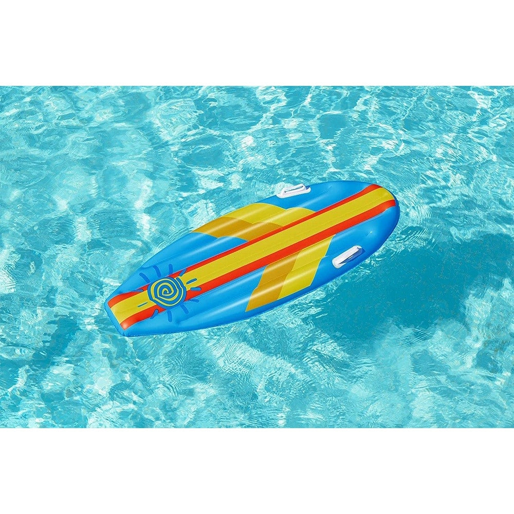 Trade Shop - Tavola Nuoto 114x46cm Con Maniglie Bambini Mare Piscina 2 Colori Assortiti 42046 -