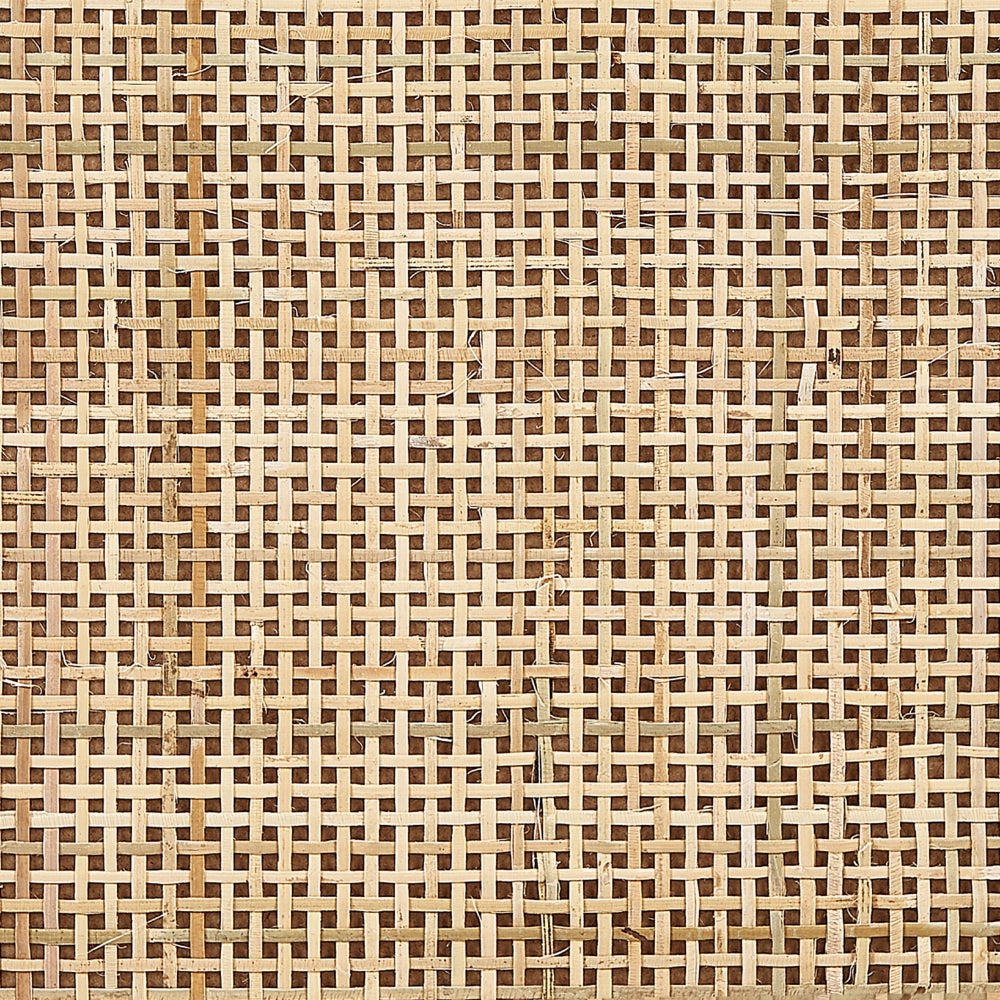 Comodino in rattan marrone chiaro con 2 cassetti in stile boho minimalista camera da letto