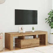Mobile Porta TV con LED Artigianale 200x25x44 cm Multistrato