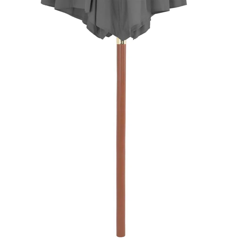 Ombrellone da esterno con palo in legno 300 cm antracite 02_0008248