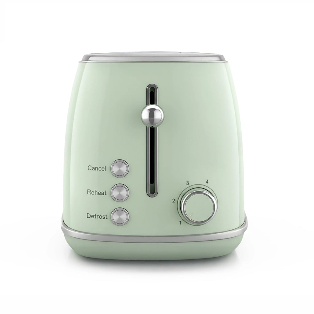 GRS7 Tostapane vintage, 2 fessure, 6 livelli di potenza, 850 W, verde