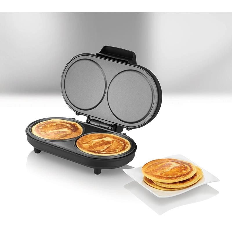 Unold 48165 crepiera 2 crepe 1000 W Nero, Acciaio inox