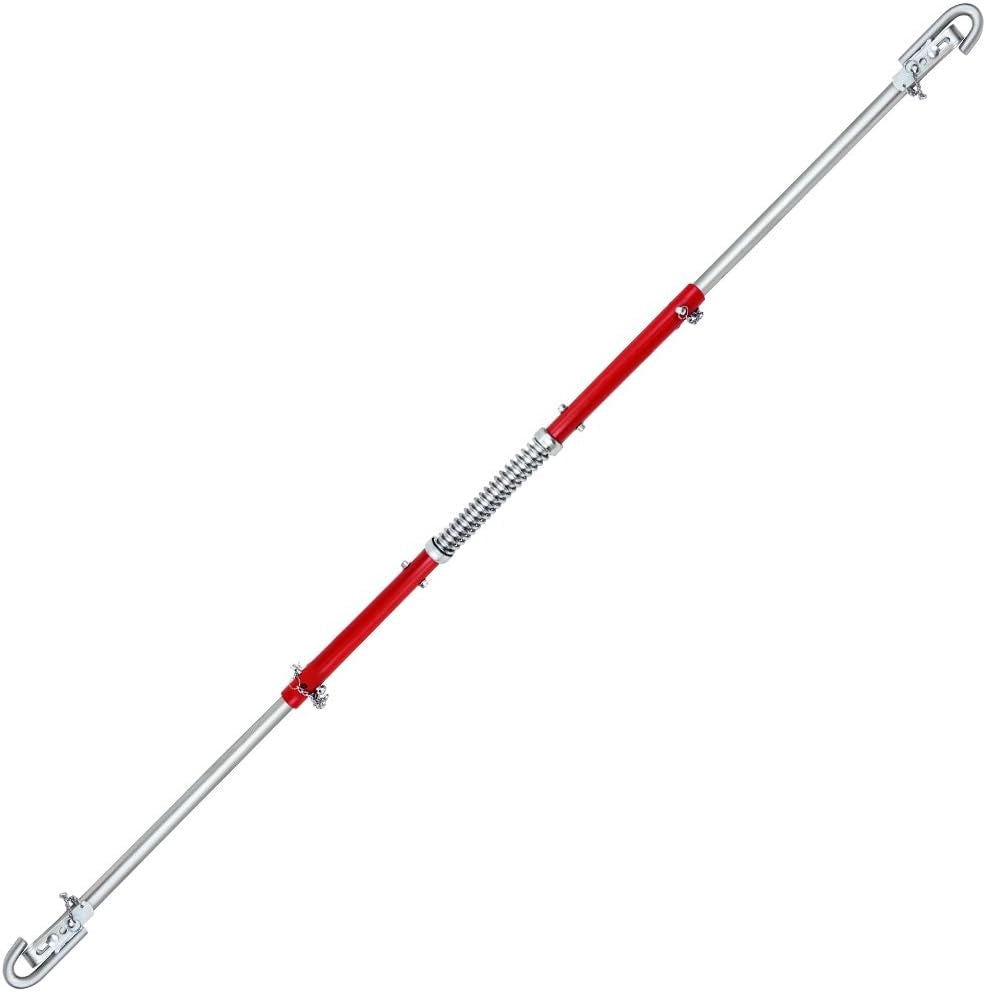 Deuba Barra di Traino Auto 3pz. Forza Trazione 2000 kg Gancio da Rimorchio Macchina incl. Borsa