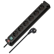 Brennenstuhl 1150650316 prolunghe e multiple 3 m 6 presa(e) AC Interno Nero