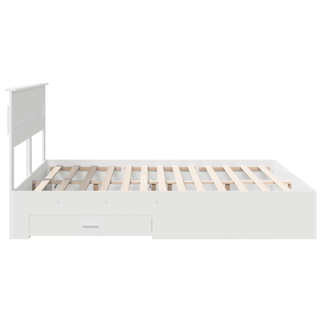 Struttura del letto con cassetto con testiera-Letto con Cassetti e Testiera Legno multistrato 264507