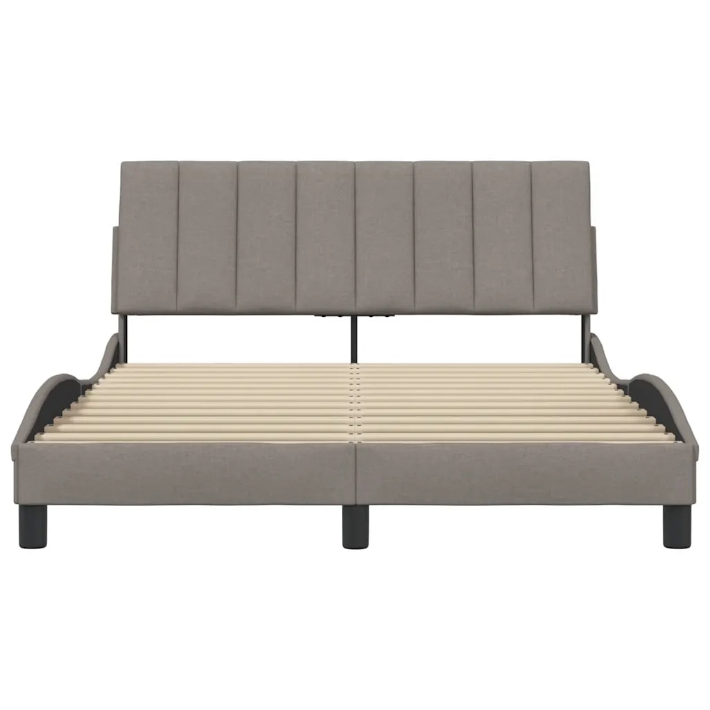 Giroletto senza Materasso Hanko Tortora 140x190 cm in Tessuto 3310388