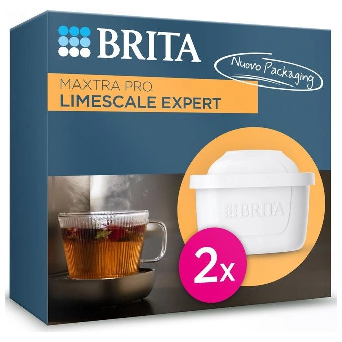 Brita 1050889 MAXTRA PRO Limescale Expert Ricambio Filtro per Acqua 2 pezzi colore Bianco