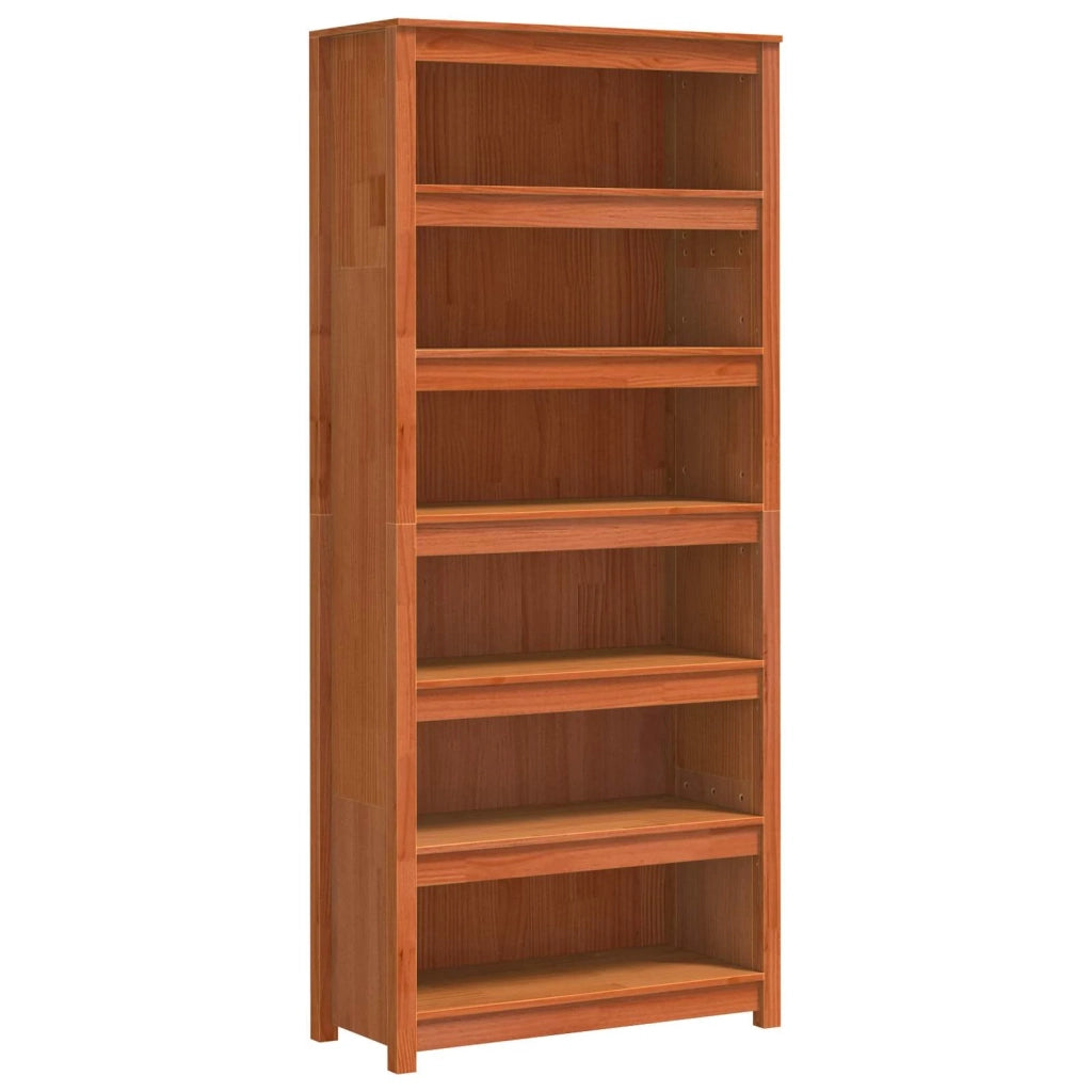Armadio per Libri Marrone cerato 80 x 35 x 183 cm Pino massello 869976