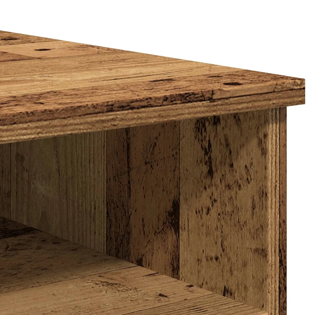 vidaXL Mobili Porta TV 2 pz Legno Vecchio 80x35x36,5 cm in Truciolato