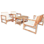 Set Divani da Giardino 4 pz con Cuscini in BambÃ¹ cod mxl 51877