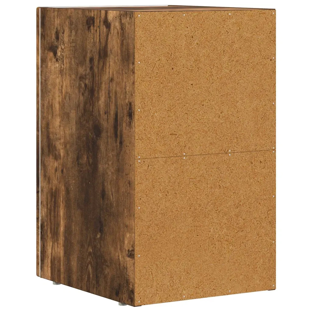 Comodino ELST Rovere fumé 29,5 x 33,5 x 50 cm 891234