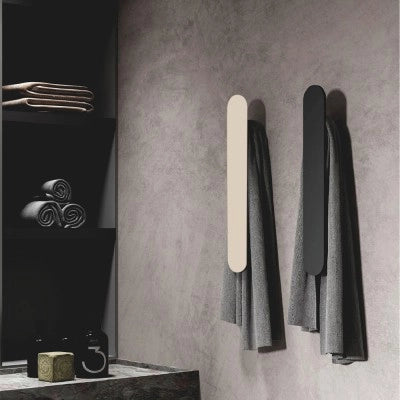 Scaldasalviette elettrico Ness 48 cm resina sabbia 40W in ceramica