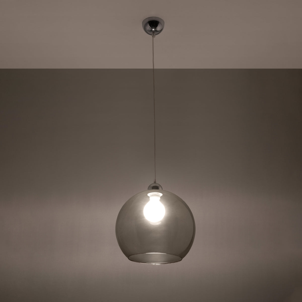 Lampada a sospensione BALL grafite