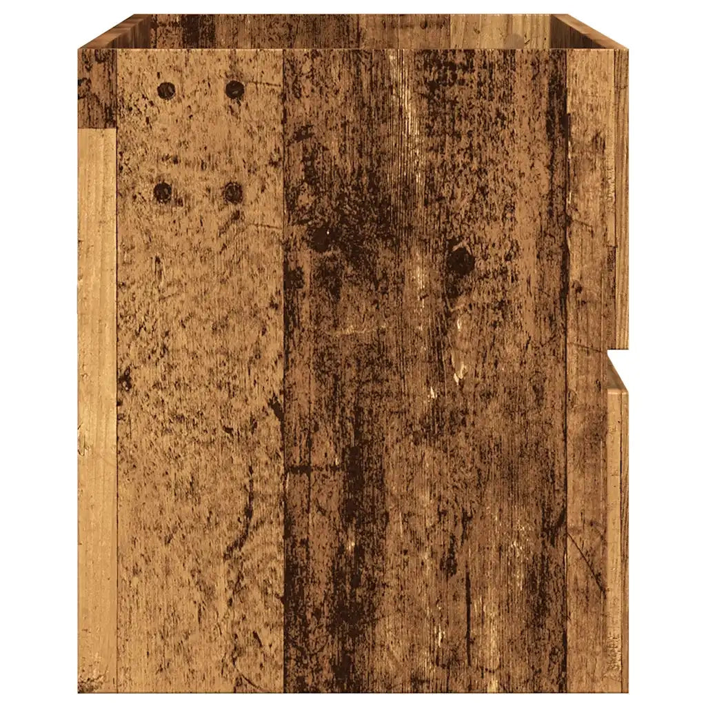 Mobile Lavabo Legno Antico 100x38,5x45 cm in Legno Multistrato 856252