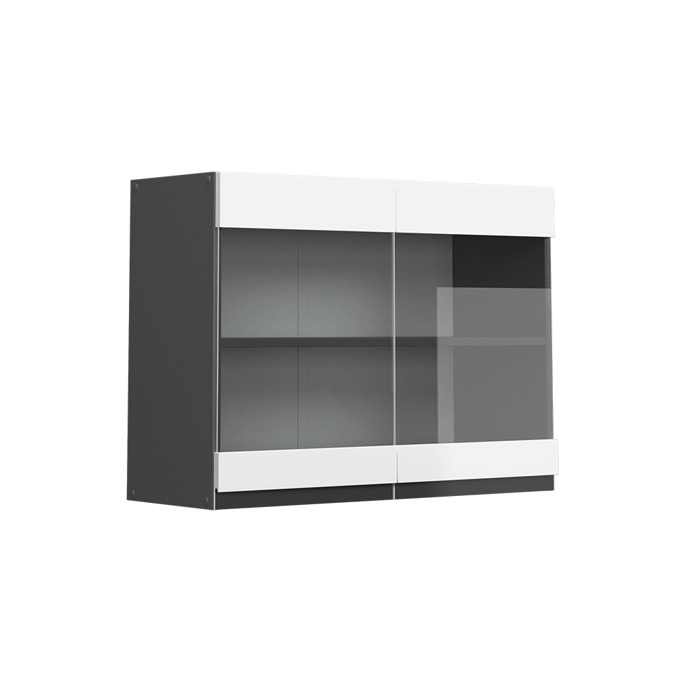 Vicco Frontale cucina Bianco 79.2 x 59 cm frontale del mobile per pensile con vetro