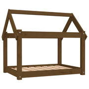Divano letto per cani comodo 81 x 60 x 70 cm in legno massello di pino marrone 02_0042968