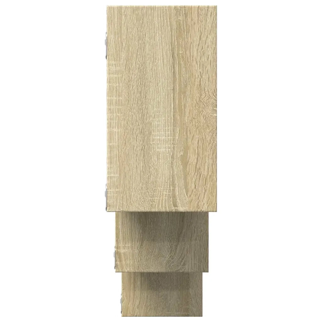 Scaffale a Parete Rovere Sonoma 159x18x66 cm in Truciolato 853301