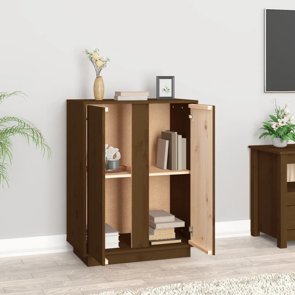 Credenza ambra 60x35x80 cm in Legno Massello di Pino 814492