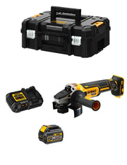 Smerigliatrice DeWALT DCG418T1 FlexVolt (1 x 54V/18V 6,0Ah + DCB116 + TSTAK II)