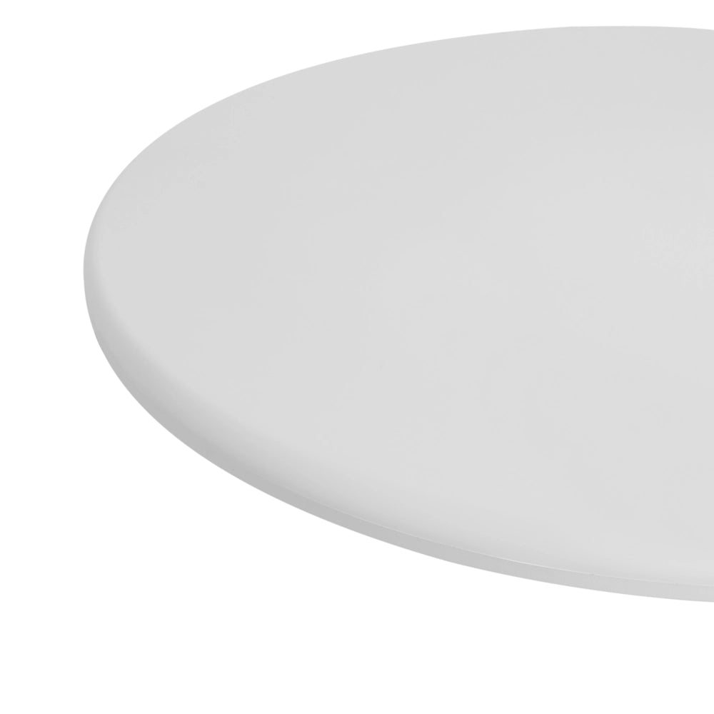 Plafoniera LED Rotonda Bianca in Materiale Sintetico con Telecomando, Lampada da Soffitto a Pannello ad Aderenza Veya