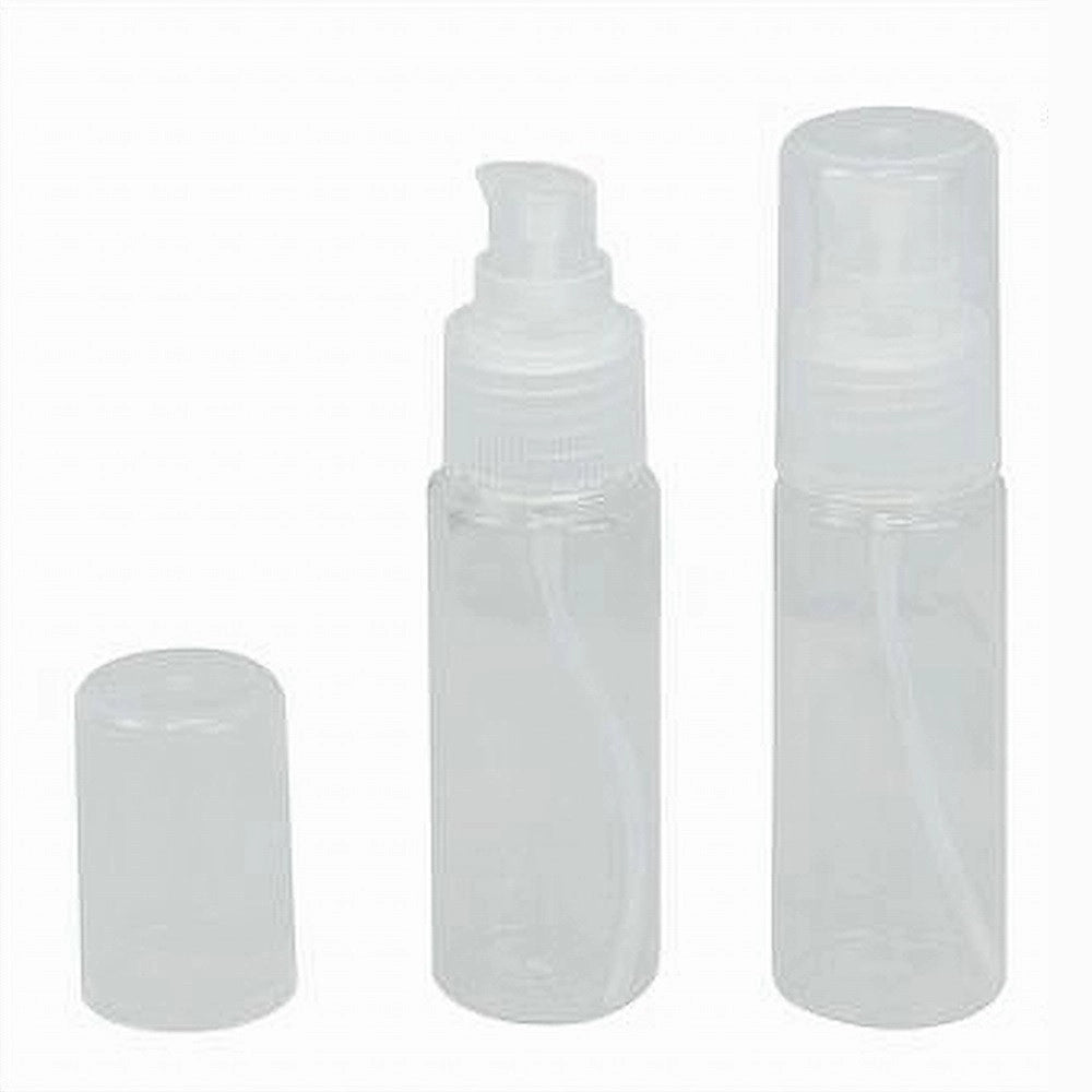 Trade Shop - Set 4pz Bottiglia Viaggio Vuota Trasparente 30ml Dispenser Pompa Per Crema 79394 -