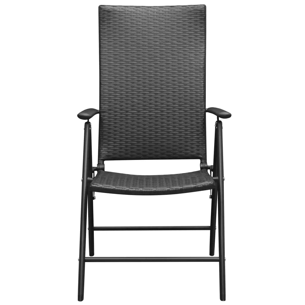 Set da Pranzo da Giardino 7 pz Nero 3060062