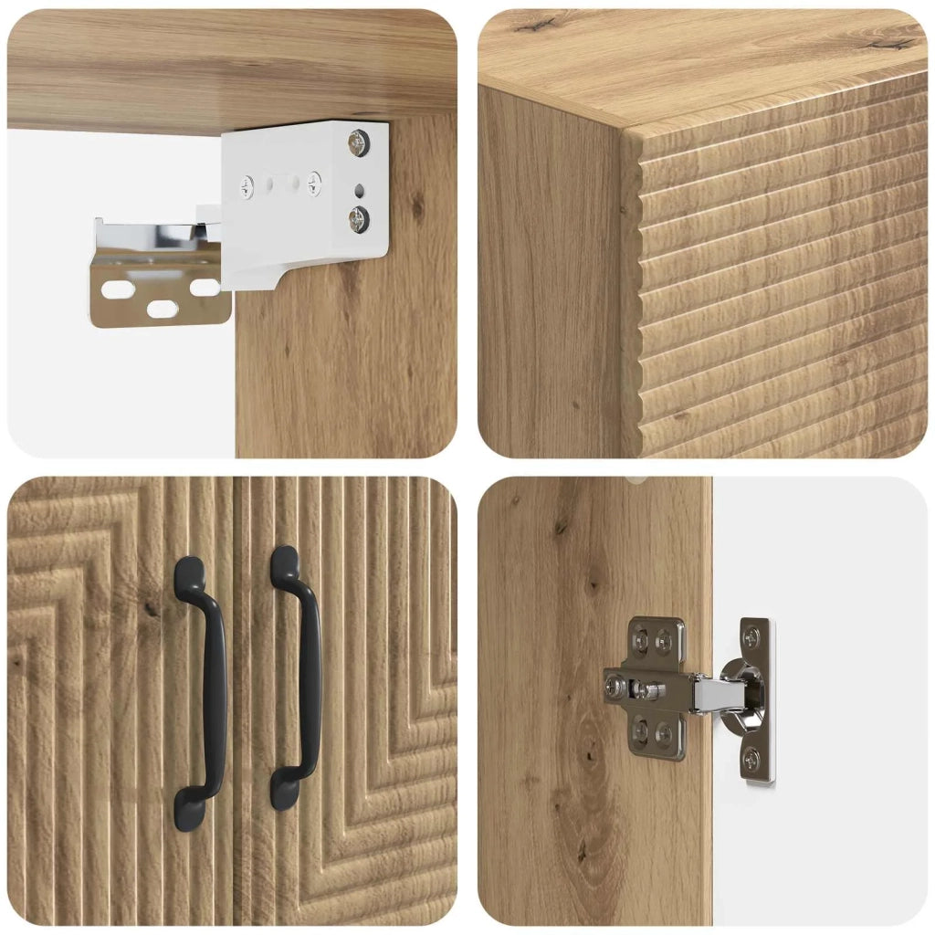 Mobiletto a muro Rovere Artigianale 66 x 34,5 x 90 cm