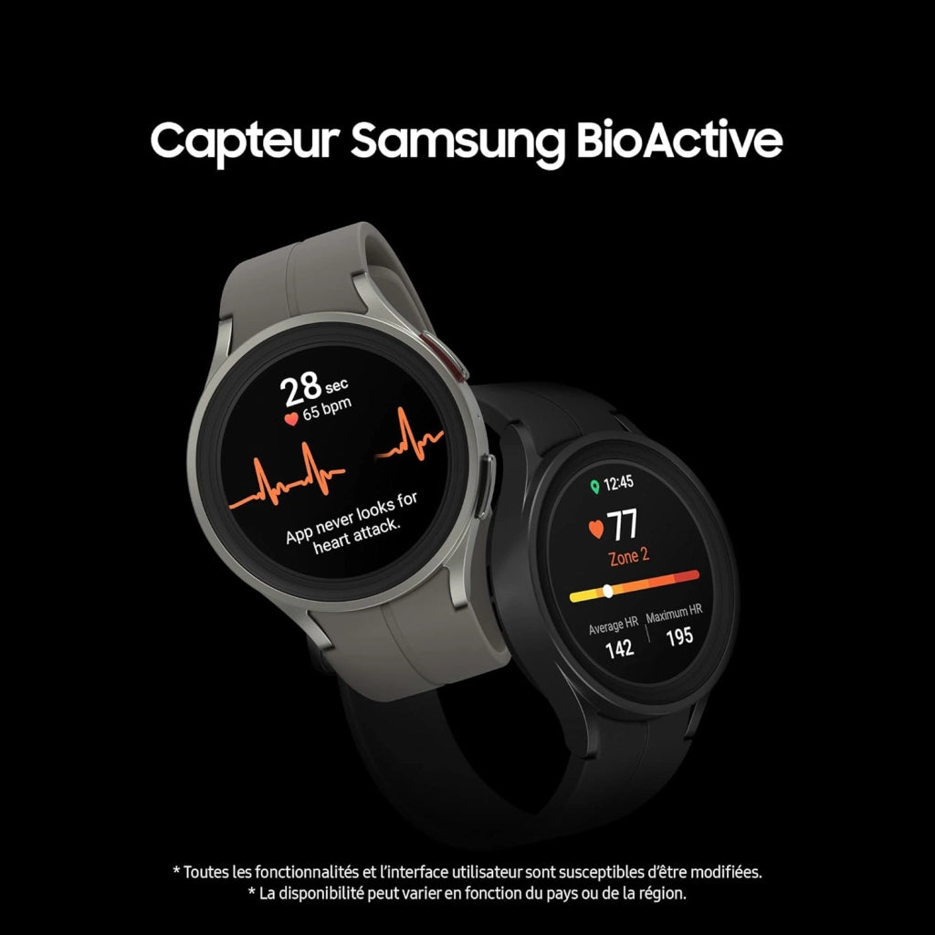 R925 Galaxy Watch5 Pro, eSIM, 45mm, Black Titanium