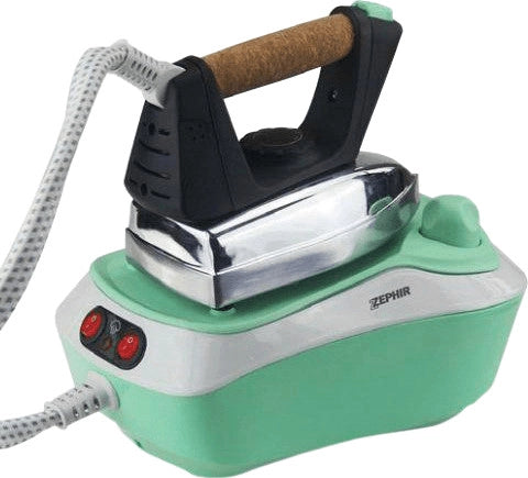 Zephir zhf5000 ferro da stiro a caldaia 2300 w 0,85 l alluminio nero, verde