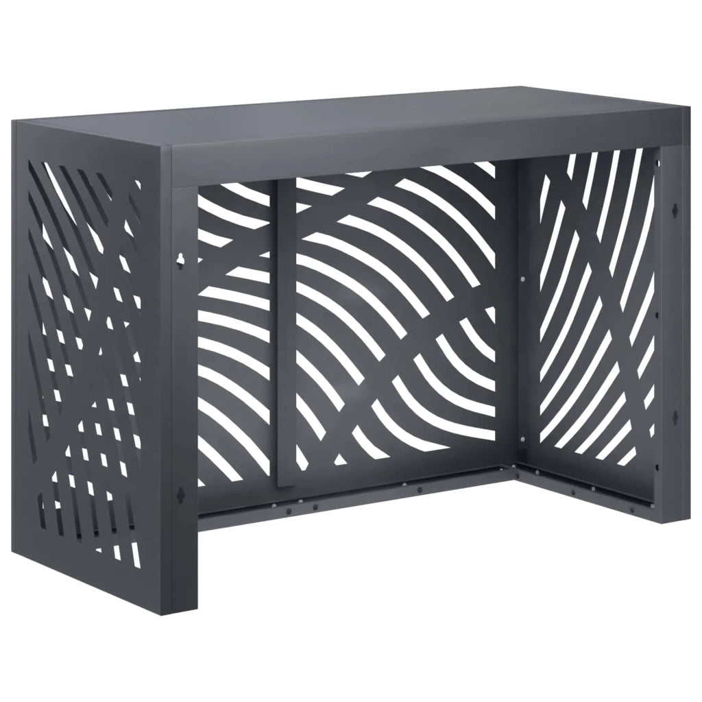 Copertura per condizionatore d'aria Antracite 90 x 40 x 60 cm 8014096