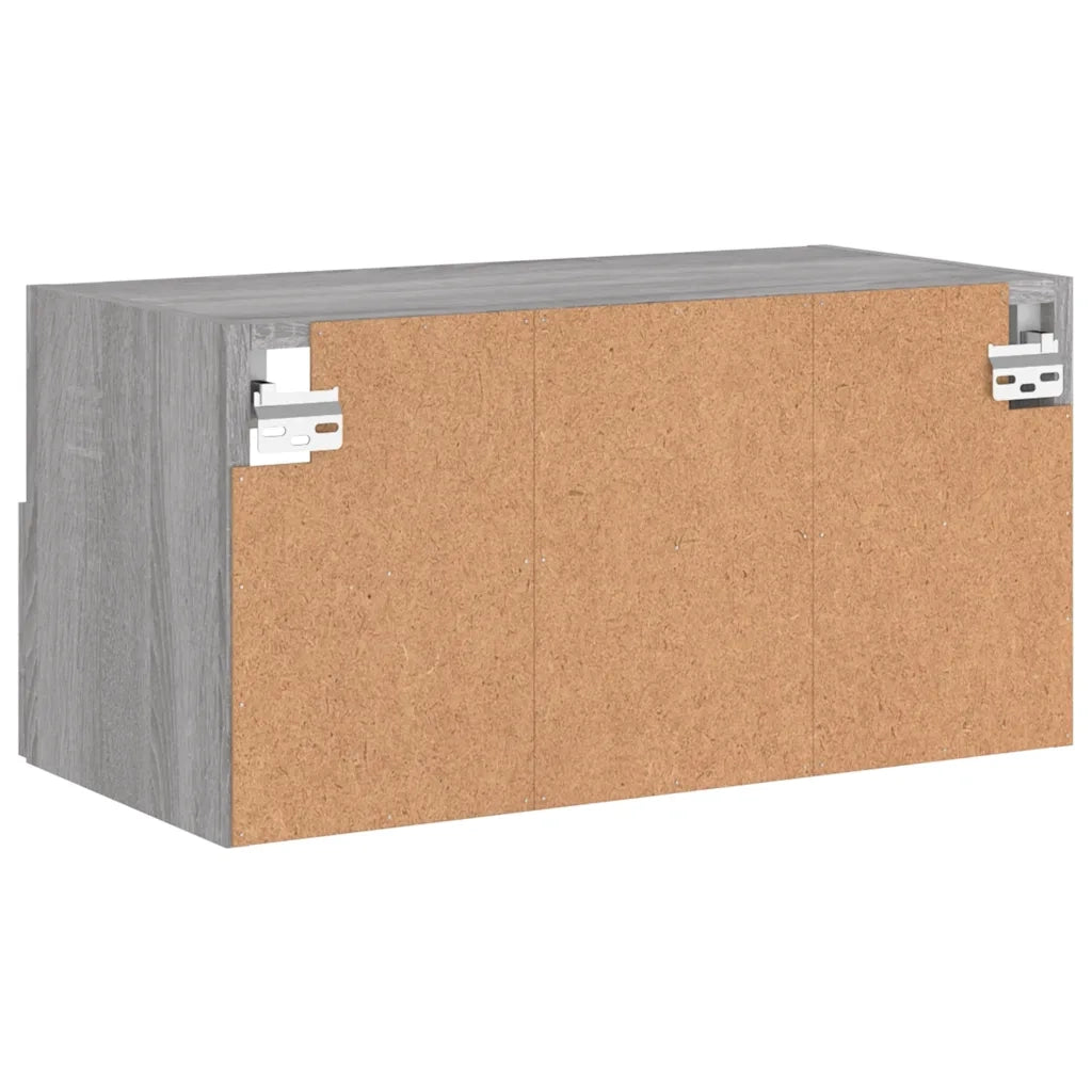 Mobile TV a Parete | Armadietto TV | Mobile Porta TV Grigio Sonoma 60x30x30 cm Legno Multistrato